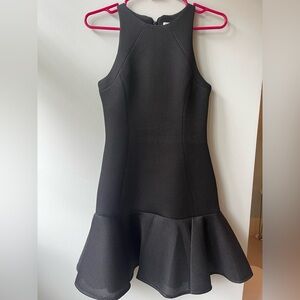 Finders Keepers Black Textured Mini Dress